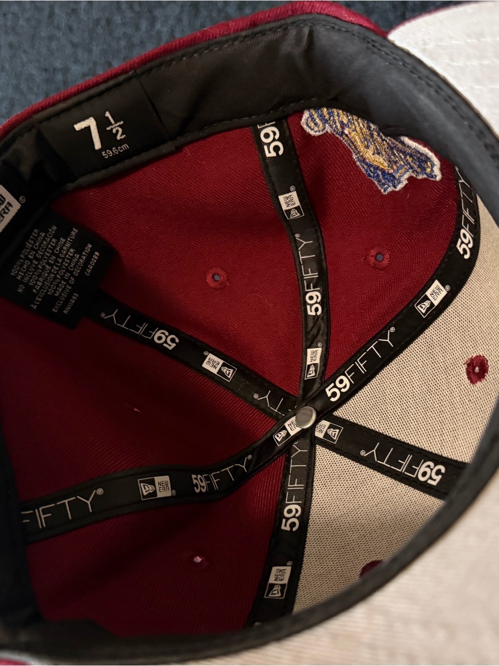 New Era 59FIFTY Fitted Cap - Burgundy/Gray